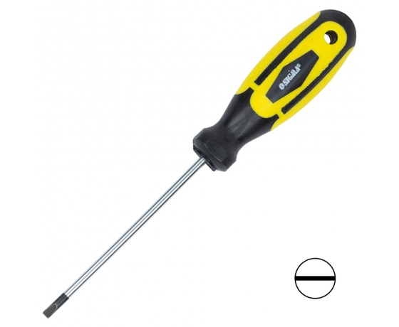 Фото 2 - Отвертка усиленная шлицевая SL4×100мм CrV SIGMA (4007031)