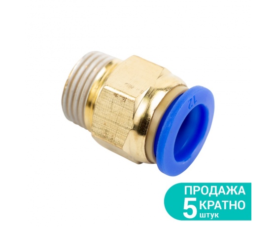 Фото 2 - Штуцер цанговый Ø12мм МТ 3/8