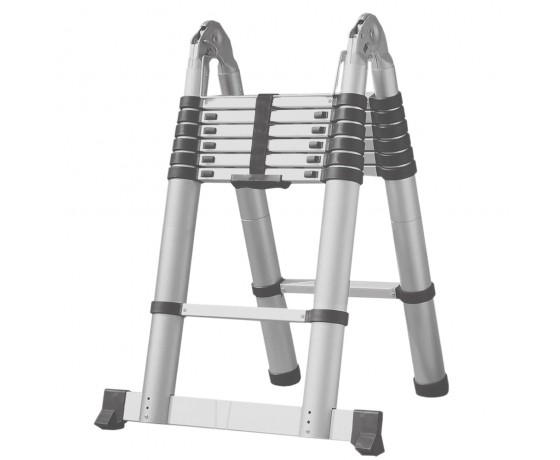 Фото 2 - Лестница телескопическая универсальная 14 ступеней 4.4м SIGMA (5033424)
