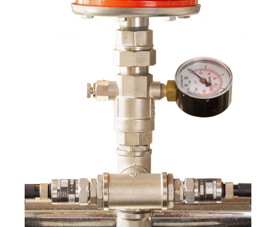 Фото 9 - Станция повышения давления 2×0.55кВт Hmax 29.5м Qmax 80л/мин нерж 5л + частотное регулирование LEO 3.0 (2AMSm70/0.55-2AVF-1.1M-5)