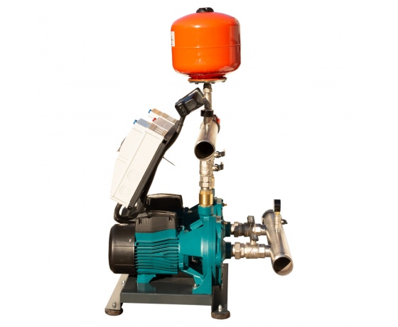 Фото 4 - Станция повышения давления 380В 2×2.2кВт Hmax 65м Qmax 180л/мин 8л + каскадное управление LEO 3.0 (22AC220-2S531-4.0-8)