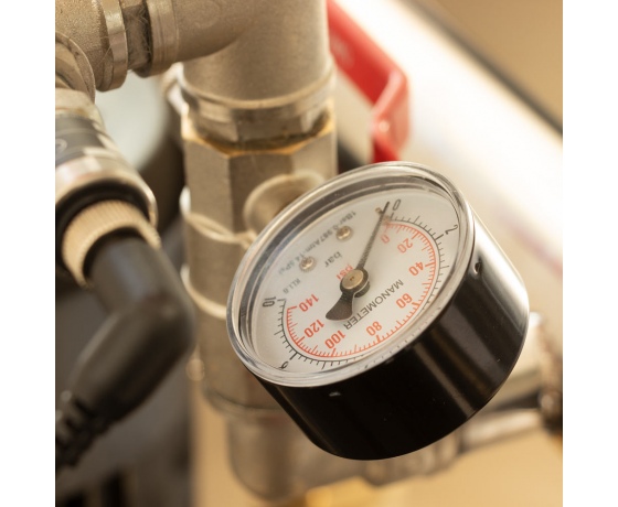 Фото 7 - Станция повышения давления 2×1.5кВт Hmax 57.5м Qmax 160л/мин 8л + каскадное управление LEO 3.0 (22ACm150-2S521-2.2-8)