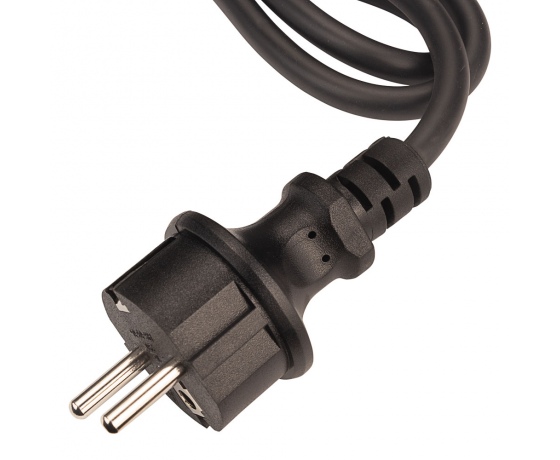 Фото 3 - Кабель электрический PVC круглый (3×1мм²) 1.5м с вилкой WETRON (779915)