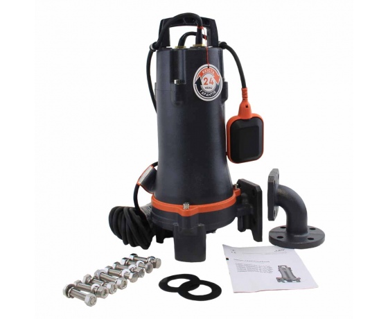 Фото 8 - Насос канализационный 1.1кВт Hmax 18м Qmax 140л/мин (с режущим механизмом) LEO 3.0 32SWPm3.6-17-1.1L/QG (773951)