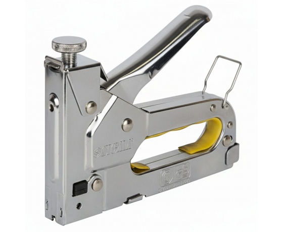 Фото 3 - Степлер с регулятором для скоб 4в1 (хром) SIGMA (2821051)