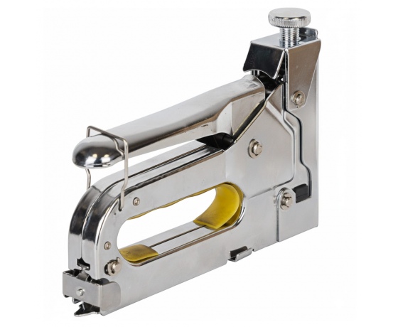 Фото 5 - Степлер с регулятором для скоб 4в1 (хром) SIGMA (2821051)