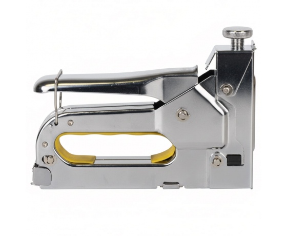 Фото 7 - Степлер с регулятором для скоб 4в1 (хром) SIGMA (2821051)