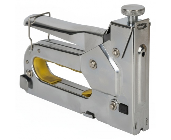 Фото 8 - Степлер с регулятором для скоб 4в1 (хром) SIGMA (2821051)