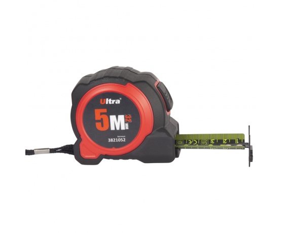 Фото 3 - Рулетка магнитная обрезиненная QuickTape нейлоновое покрытие двустороннее полотно/зацеп автостоп 5м×32мм ULTRA (3821052)