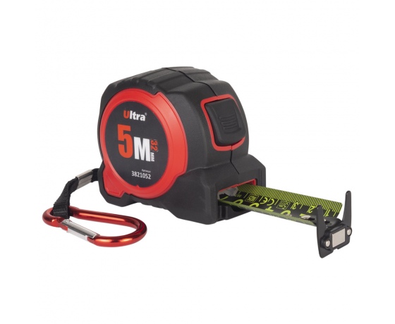 Фото 2 - Рулетка магнитная обрезиненная QuickTape нейлоновое покрытие двустороннее полотно/зацеп автостоп 5м×32мм ULTRA (3821052)