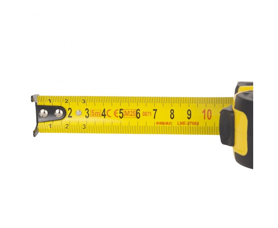 Фото 7 - Рулетка обрезиненная Compact двустороннее полотно/зацеп 5м×25мм SIGMA (3814641)