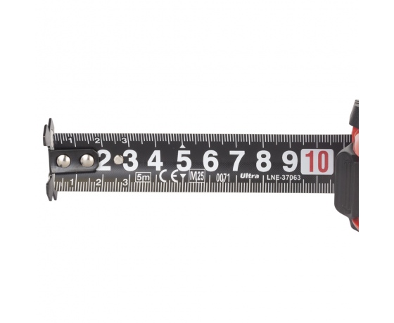 Фото 9 - Рулетка магнитная обрезиненная Extra нейлоновое покрытие двустороннее полотно/зацеп 5м×25мм ULTRA (3822142)
