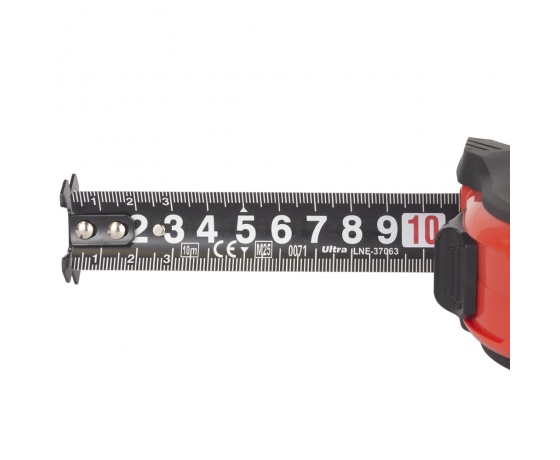 Фото 9 - Рулетка магнитная обрезиненная Extra нейлоновое покрытие двустороннее полотно/зацеп 10м×25мм ULTRA (3822182)