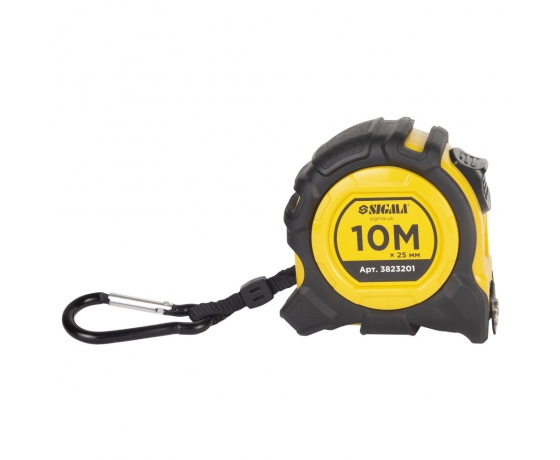Фото 5 - Рулетка магнитная обрезиненная Advanced нейлоновое покрытие 10м×25мм SIGMA (3823201)