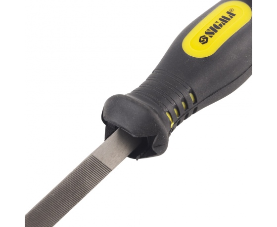 Фото 4 - Напильник треугольный 200мм №2 двухкомпонентная рукоятка SIGMA (4406361)