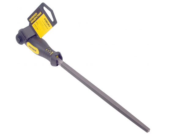 Фото 5 - Напильник квадратный 200мм №2 двухкомпонентная рукоятка SIGMA (4406721)