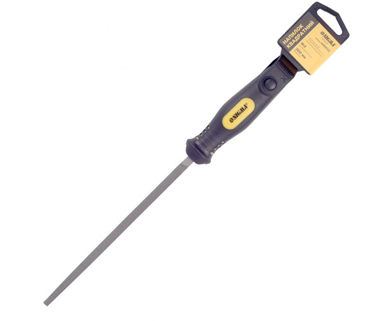 Фото 2 - Напильник квадратный 200мм №2 двухкомпонентная рукоятка SIGMA (4406721)