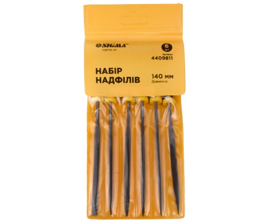 Фото 9 - Набор надфилей 6шт 140мм SIGMA (4409811)
