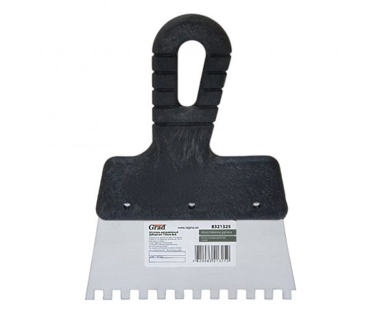 Фото 2 - Шпатель зубчатый (нержавеющий) 150мм 6×6 GRAD (8321325)