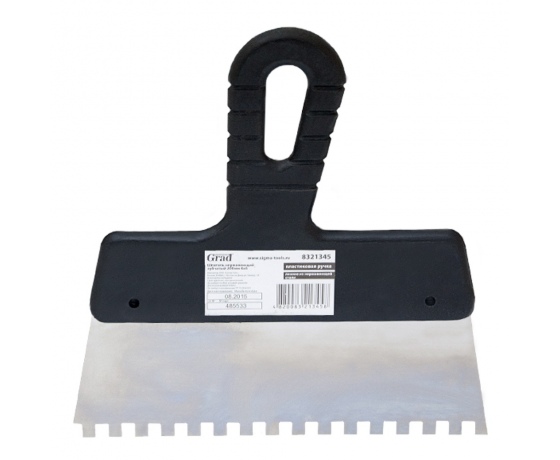 Фото 2 - Шпатель зубчатый (нержавеющий) 200мм 6×6 GRAD (8321345)