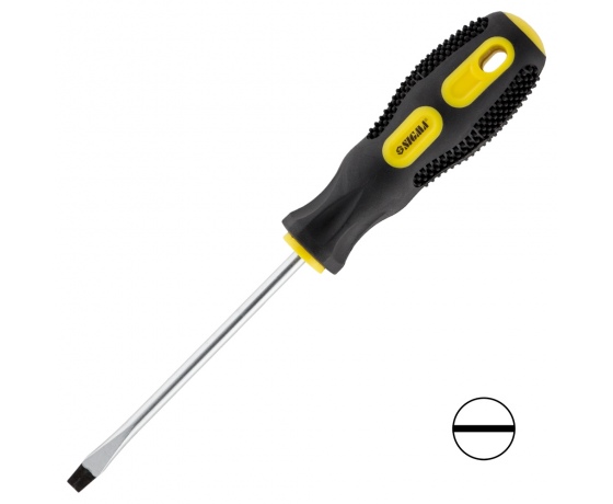 Фото 2 - Отвертка шлицевая SL5.0×100мм CrV SIGMA (4006351)