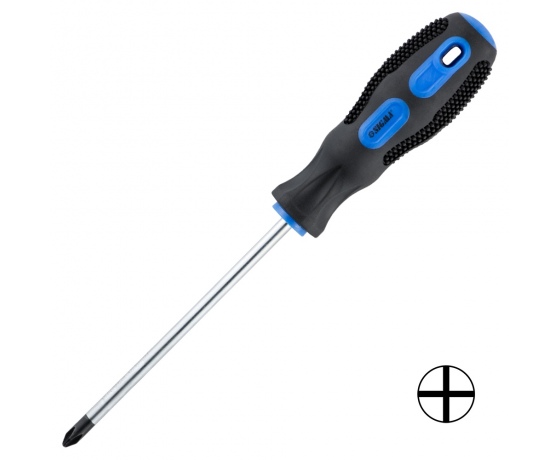 Фото 2 - Отвертка крестовая PH2×125мм СrV SIGMA (4006561)