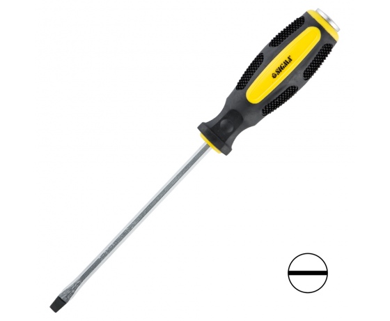 Фото 2 - Отвертка ударная шлицевая SL5×125мм CrV SIGMA (4004421)
