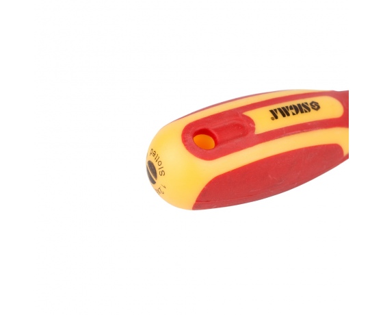 Фото 5 - Отвертка диэлектрическая шлицевая SL6.0×100мм 1000В CrV SIGMA (4008081)