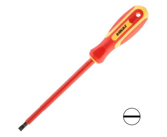 Фото 2 - Отвертка диэлектрическая шлицевая SL6.0×150мм 1000В CrV SIGMA (4008101)