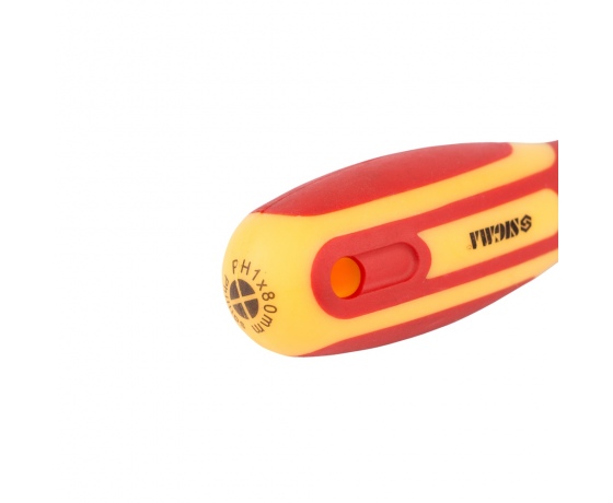 Фото 5 - Отвертка диэлектрическая крестовая PH1×80мм 1000В CrV SIGMA (4008141)