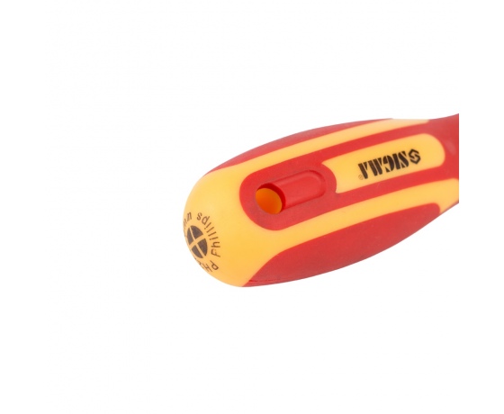 Фото 5 - Отвертка диэлектрическая крестовая PH2×100мм 1000В CrV SIGMA (4008161)