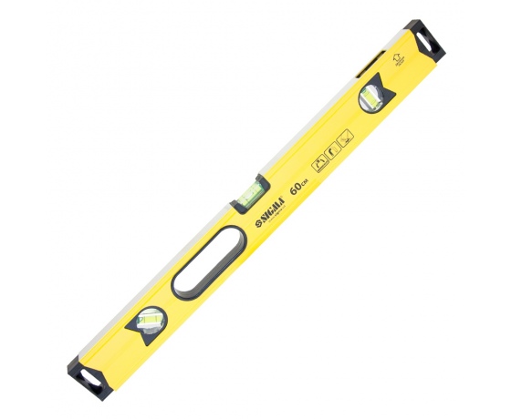 Фото 2 - Уровень магнитный 3 капсулы + глазок 60см SIGMA (3732061)