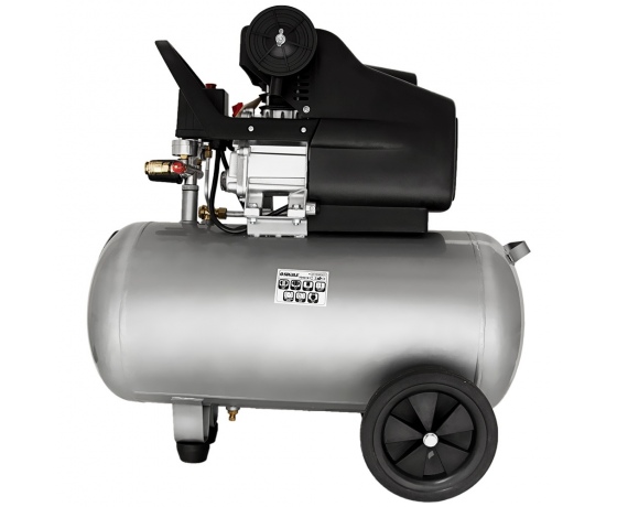 Фото 4 - Компрессор одноцилиндровый 1.8кВт 230л/мин 8бар 50л (2 крана) SIGMA (7043141)