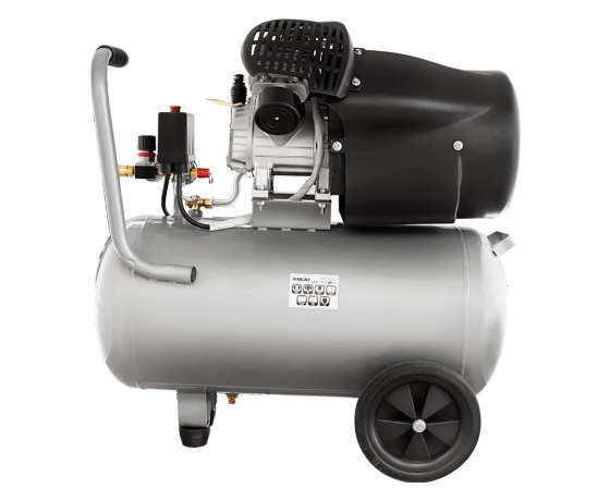 Фото 4 - Компрессор двухцилиндровый 2.2кВт 412л/мин 8бар 50л SIGMA (7043711)