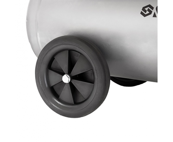 Фото 7 - Компрессор двухцилиндровый 2.5кВт 455л/мин 10бар 50л (2 крана) SIGMA (7043721)