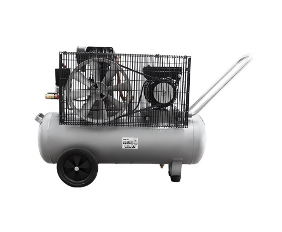 Фото 4 - Компрессор двухцилиндровый ременной 2.5кВт 335л/мин 10бар 50л (2 крана) SIGMA (7044121)