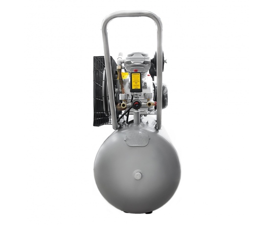 Фото 5 - Компрессор двухцилиндровый ременной 2.5кВт 396л/мин 10бар 100л (2 крана) SIGMA (7044151)