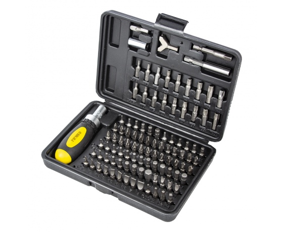 Фото 3 - Отвертка с реверсом + биты 101шт CrV (кейс) SIGMA (4002501)