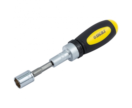 Фото 5 - Отвертка с реверсом + насадки торцевые и биты 36шт CrV (кейс) SIGMA (4002511)