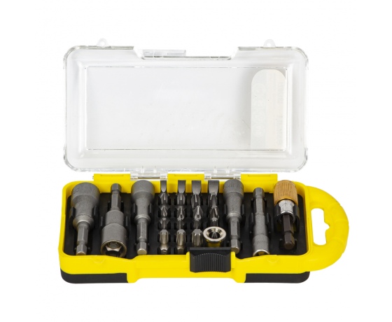 Фото 3 - Насадки торцевые + адаптер и биты 26шт (кейс) SIGMA (4012021)