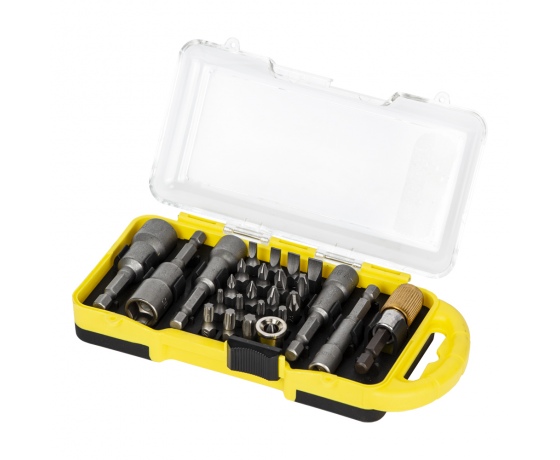 Фото 2 - Насадки торцевые + адаптер и биты 26шт (кейс) SIGMA (4012021)