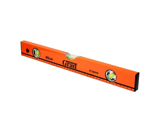 Фото 3 - Уровень облегченный 3 глазка 40см GRAD (3724045)