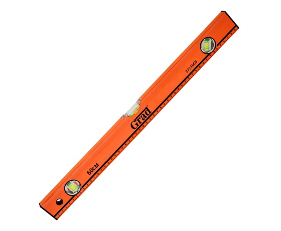 Фото 2 - Уровень облегченный 3 глазка 60см GRAD (3724065)