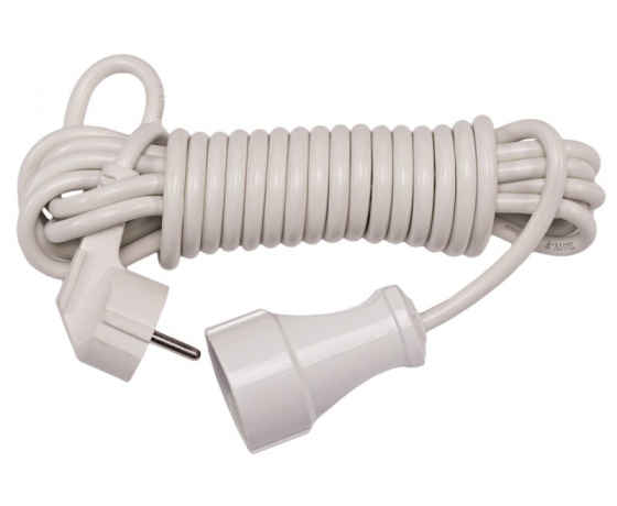 Фото 2 - Сетевой удлинитель Luxel 1 розетка 10М с заземлением (7009)