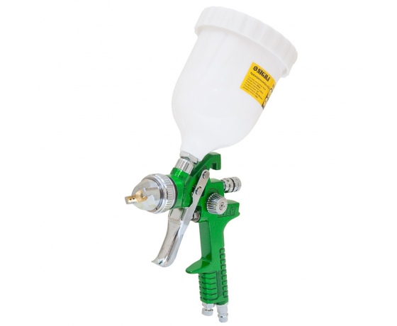 Фото 3 - Краскораспылитель HVLP Ø1.3 с в/б (зеленый) SIGMA (6812101)
