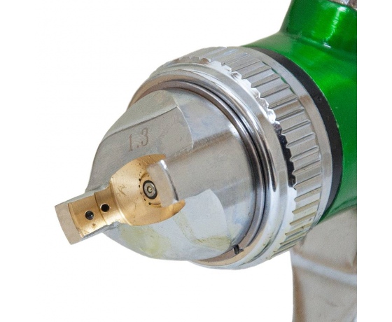 Фото 5 - Краскораспылитель HVLP Ø1.3 с в/б (зеленый) SIGMA (6812101)