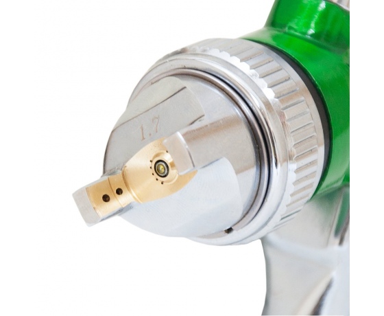 Фото 5 - Краскораспылитель HVLP Ø1.7 с в/б (зеленый) SIGMA (6812111)