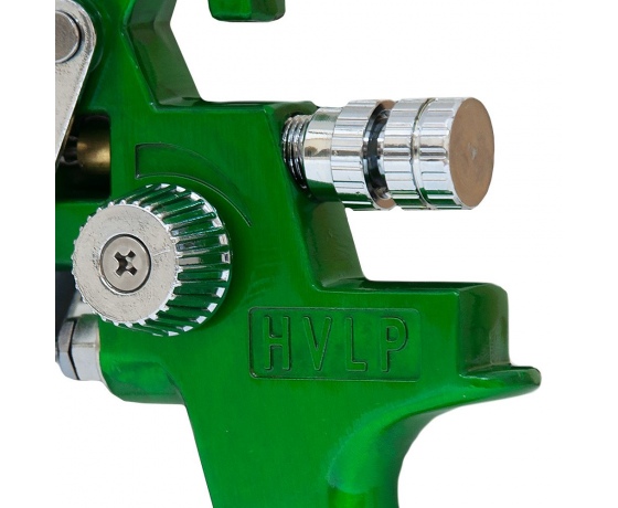 Фото 7 - Краскораспылитель HVLP Ø1.7 с в/б (зеленый) SIGMA (6812111)