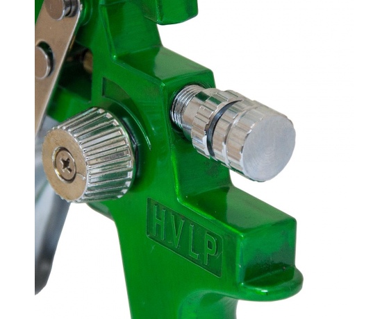 Фото 6 - Краскораспылитель HVLP Ø1.3+1.7 с в/б (зеленый) SIGMA (6812121)