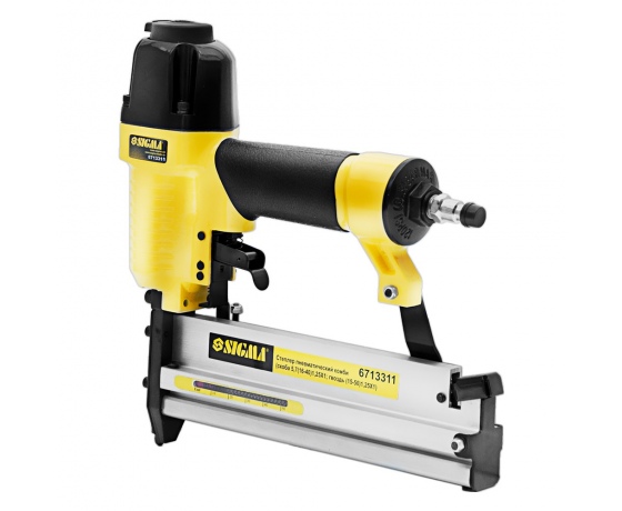 Фото 6 - Степлер пневматический комбинированный (скоба 5.7(16-40)1.25×1; гвоздь (15-50)1.25×1) SIGMA (6713311)